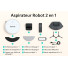 Aspirateur Robot 2 en 1