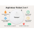 Aspirateur Robot 2 en 1