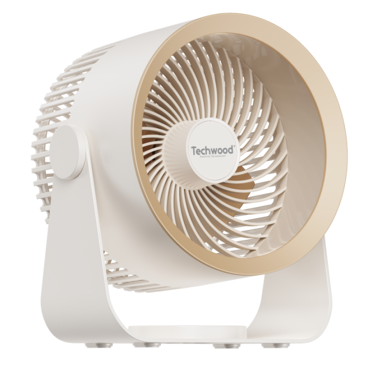 Ventilateur Portable Rechargeable USB-C | 3 Vitesses & Fixation Murale