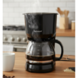 Cafetière Électrique 1,25L - 10/12 Tasses - Système Anti-Gouttes 750W