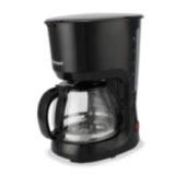 Cafetière Électrique 1,25L - 10/12 Tasses - Système Anti-Gouttes 750W