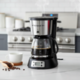 Cafetière Filtre Programmable 1.5L - 1000W - Écran LCD & Arrêt Auto