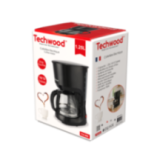 Cafetière Électrique 1,25L - 10/12 Tasses - Système Anti-Gouttes 750W