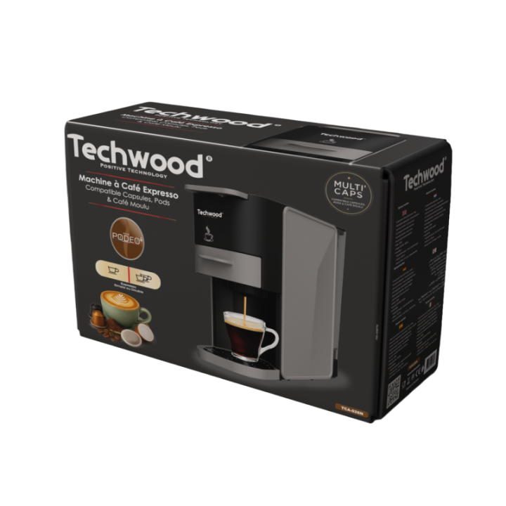 Machine Expresso Multi-Capsules 4 en 1 - 20 Bars | Nespresso & Dolce Gusto