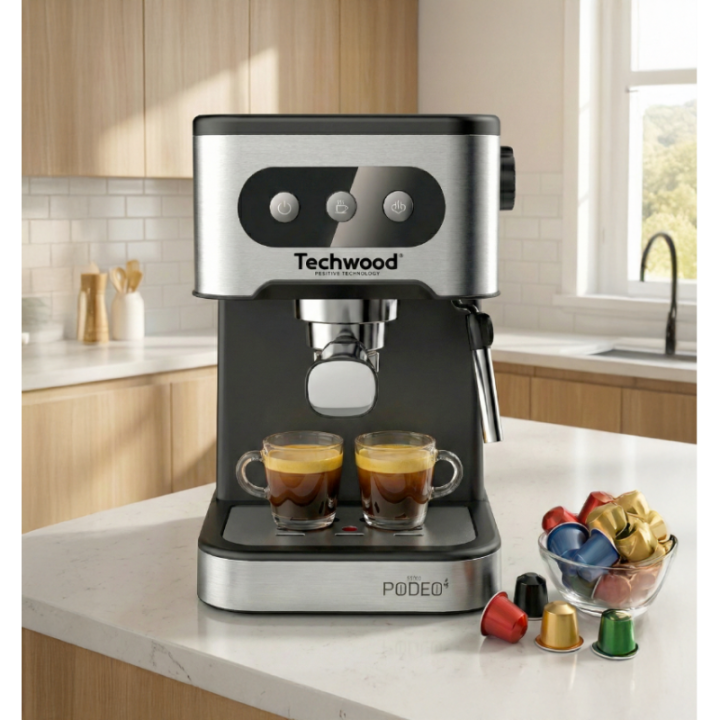 Machine à Café Multi-Capsules & Moulu 20 Bars - Buse Vapeur 1350W