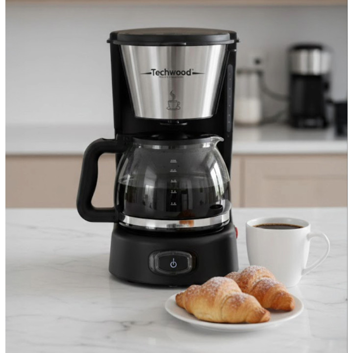 Cafetière Électrique Compacte 750ml – 6 à 8 Tasses – Système Anti-gouttes
