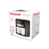 Cafetière Duo Noire 0,6L - 2 Tasses Céramique & Filtre Permanent