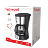 Cafetière Filtre Programmable 1.5L - 1000W - Écran LCD & Arrêt Auto