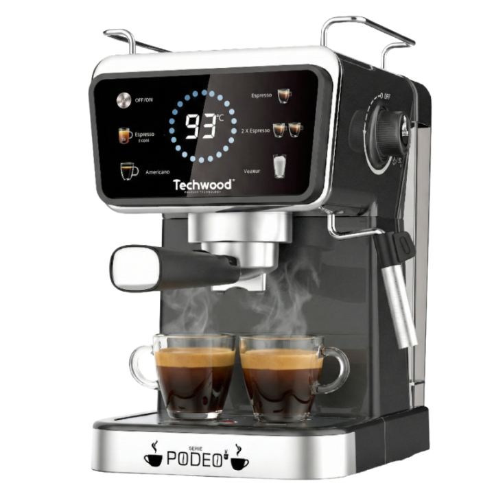 Machine Expresso 20 Bars Polyvalente | Café Moulu & Capsules | 1350W