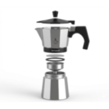 Cafetière Italienne Aluminium 3 Tasses - Café Riche et Corsé