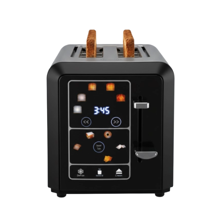 Grille-pain digital 800W large fente 32 mm – 6 niveaux & affichage intelligent