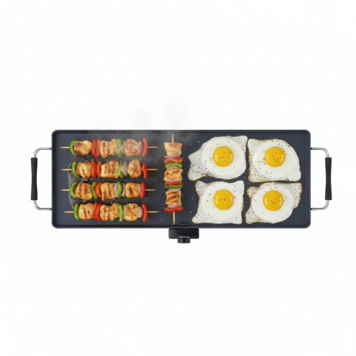 Plancha électrique XXL - 87x22 cm - 1800W - Techwood
