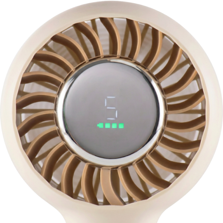 Mini Ventilateur Main & Bureau avec Écran | 5 Vitesses & 10h Autonomie