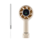 Mini Ventilateur Main & Bureau avec Écran | 5 Vitesses & 10h Autonomie