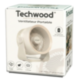 Ventilateur Portable Rechargeable USB-C | 3 Vitesses & Fixation Murale