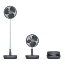 Ventilateur Nomade Sans Fil - Silencieux, Pliable et Télescopique