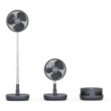Ventilateur Nomade Sans Fil - Silencieux, Pliable et Télescopique