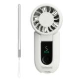 Ventilateur de poche Pliable & Digital - 5 Vitesses & Moteur Puissant