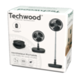 Ventilateur Nomade Sans Fil - Silencieux, Pliable et Télescopique