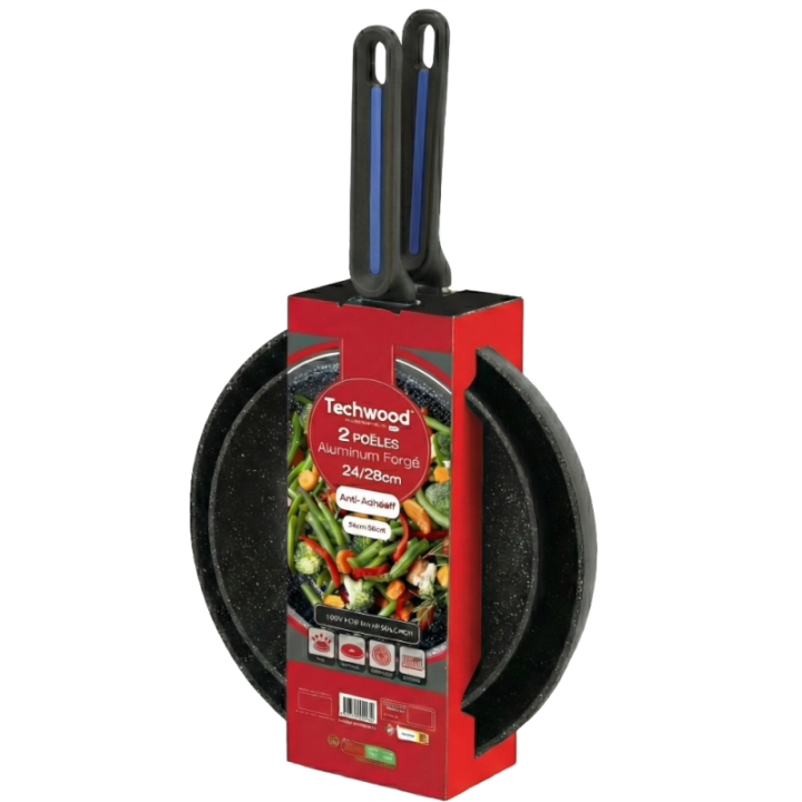 Set of 2 pans 24 - 28cm