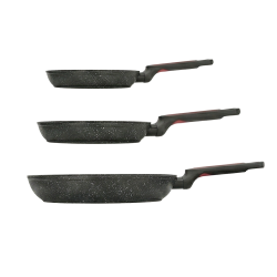 Set of 3 pans 18- 22 - 26cm