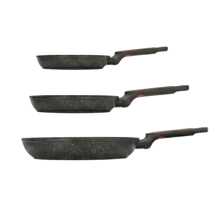 Set of 3 pans 18- 22 - 26cm