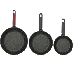 Set of 3 pans 18- 22 - 26cm