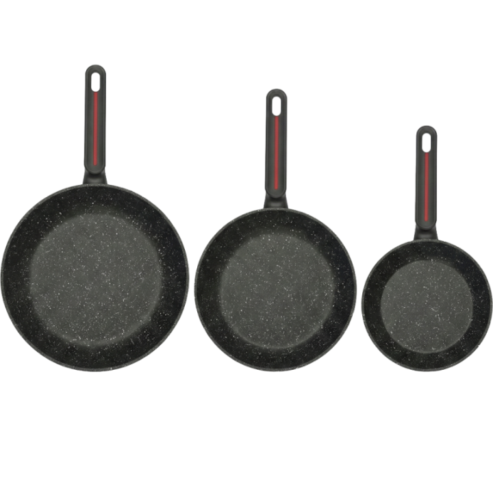 Set of 3 pans 18- 22 - 26cm
