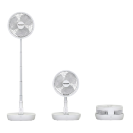 Ventilateur Nomade Sans Fil - Silencieux, Pliable et Télescopique