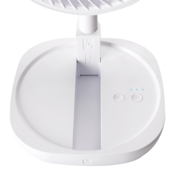 Ventilateur Nomade Sans Fil - Silencieux, Pliable et Télescopique
