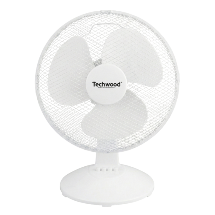 Ventilateur de Table Ø 30cm - 3 Vitesses & Oscillant - 35W