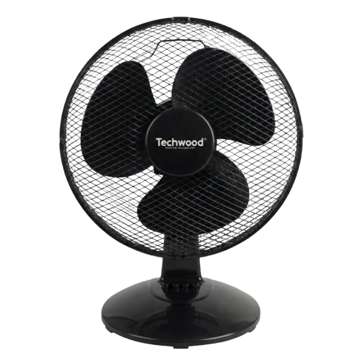 Ventilateur de Table Ø 30cm - 3 Vitesses, Oscillant & Inclinable | 35W