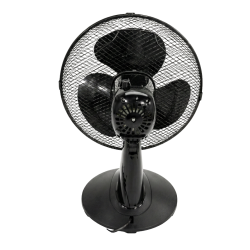 Ventilateur de table Noir Ø 30 cm