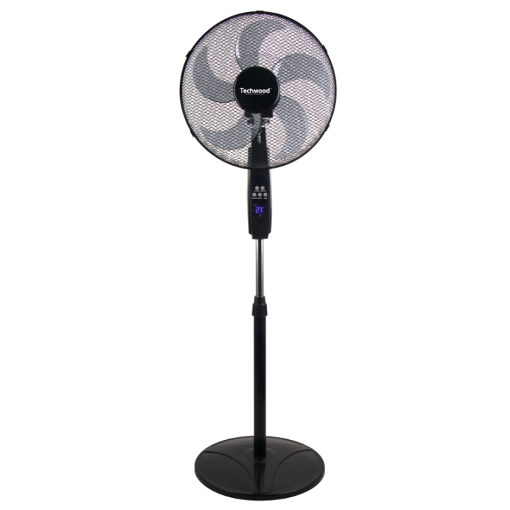 Ventilateur sur Pied 40cm - 75W avec Télécommande & Minuterie