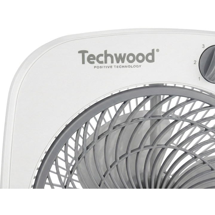 Ventilateur Box Compact 3 Vitesses avec Minuteur (45W)