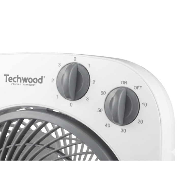 Ventilateur Box Compact 3 Vitesses avec Minuteur (45W)