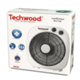 Ventilateur Box Compact 3 Vitesses avec Minuteur (45W)