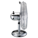 Ventilateur de Table Chromé 30cm | 3 Vitesses & Oscillant | 45W