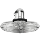 Ventilateur sur Pied Chromé 40cm | Hauteur Réglable | 50W
