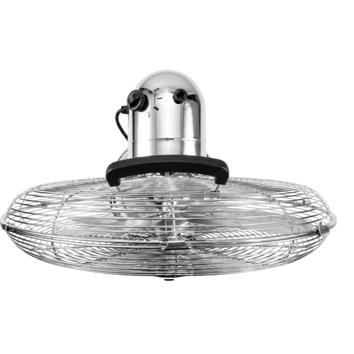 Ventilateur sur Pied Chromé 40cm | Hauteur Réglable | 50W