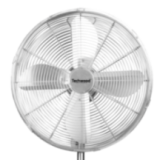 Ventilateur sur Pied Chromé 40cm | Hauteur Réglable | 50W