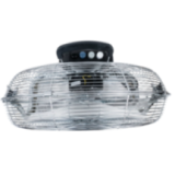 Ventilateur de Sol Métal 40cm - Puissant (75W) & Design Chrome