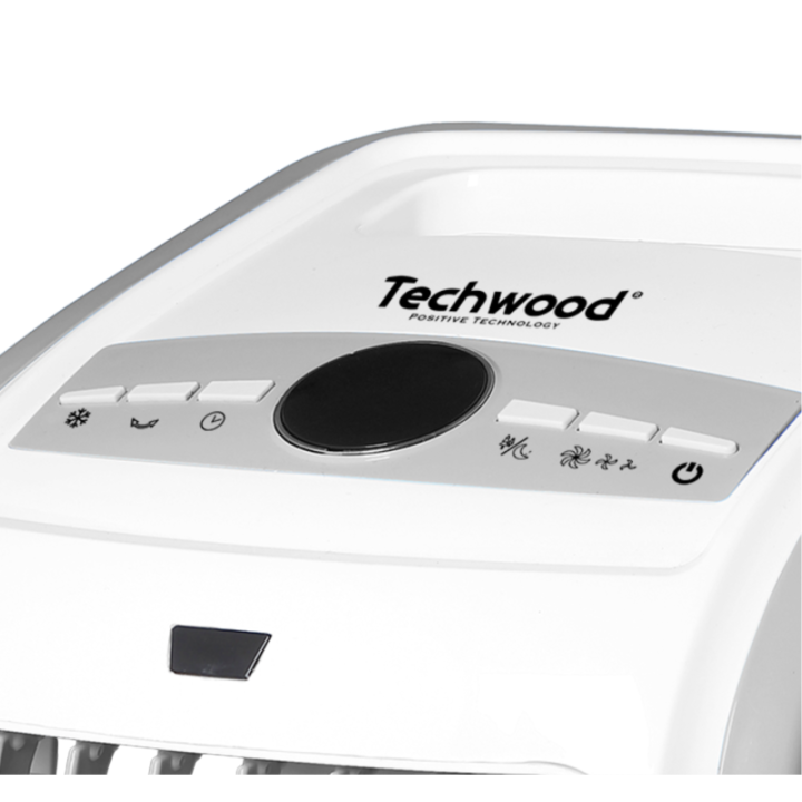 Rafraîchisseur d'Air Techwood 80W - Humidificateur 4L & Télécommande