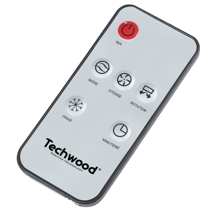 Rafraîchisseur d'Air Techwood 80W - Humidificateur 4L & Télécommande