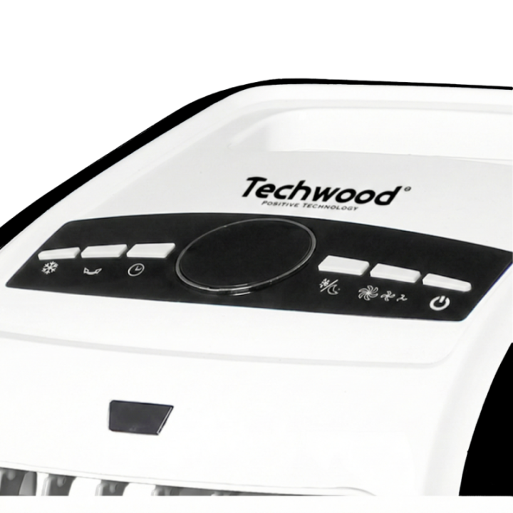 Rafraîchisseur d'Air Techwood 80W - Humidificateur 4L & Télécommande