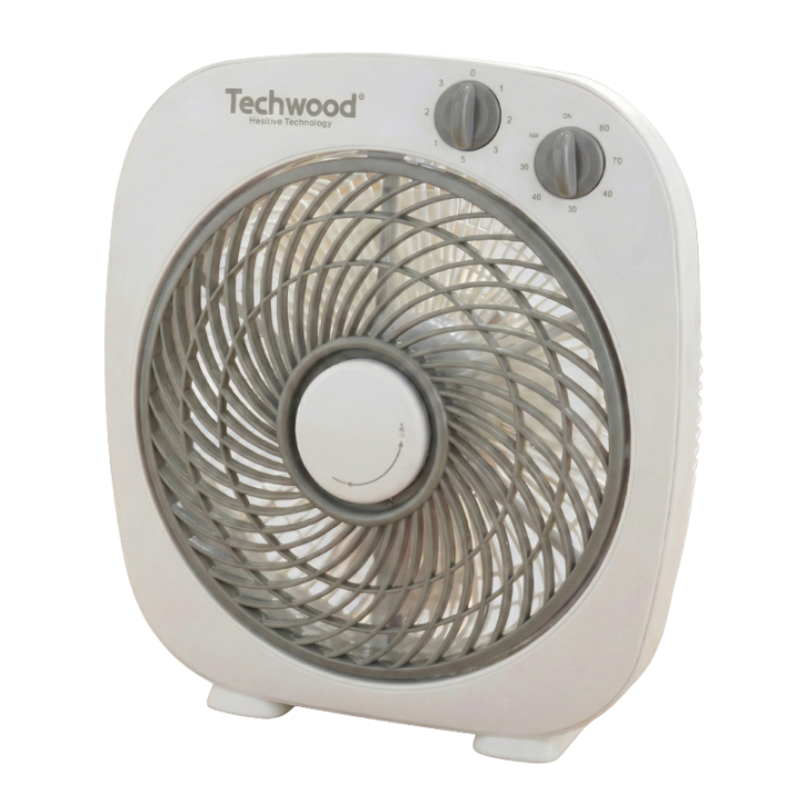 Ventilateur Box Compact 3 Vitesses avec Minuteur (45W)