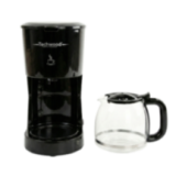 Cafetière Techwood 1.5L Silver - Filtre Lavable 750W