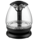 BOUILLOIRE TECHWOOD 1L 1650W | FILTRE, ARRÊT AUTO, 360°