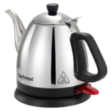 Bouilloire Techwood 0,8L Finition Chrome - Sans Fil & Inox