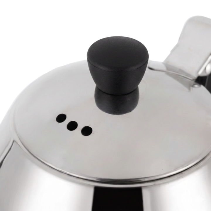 Bouilloire Techwood 0,8L Finition Chrome - Sans Fil & Inox